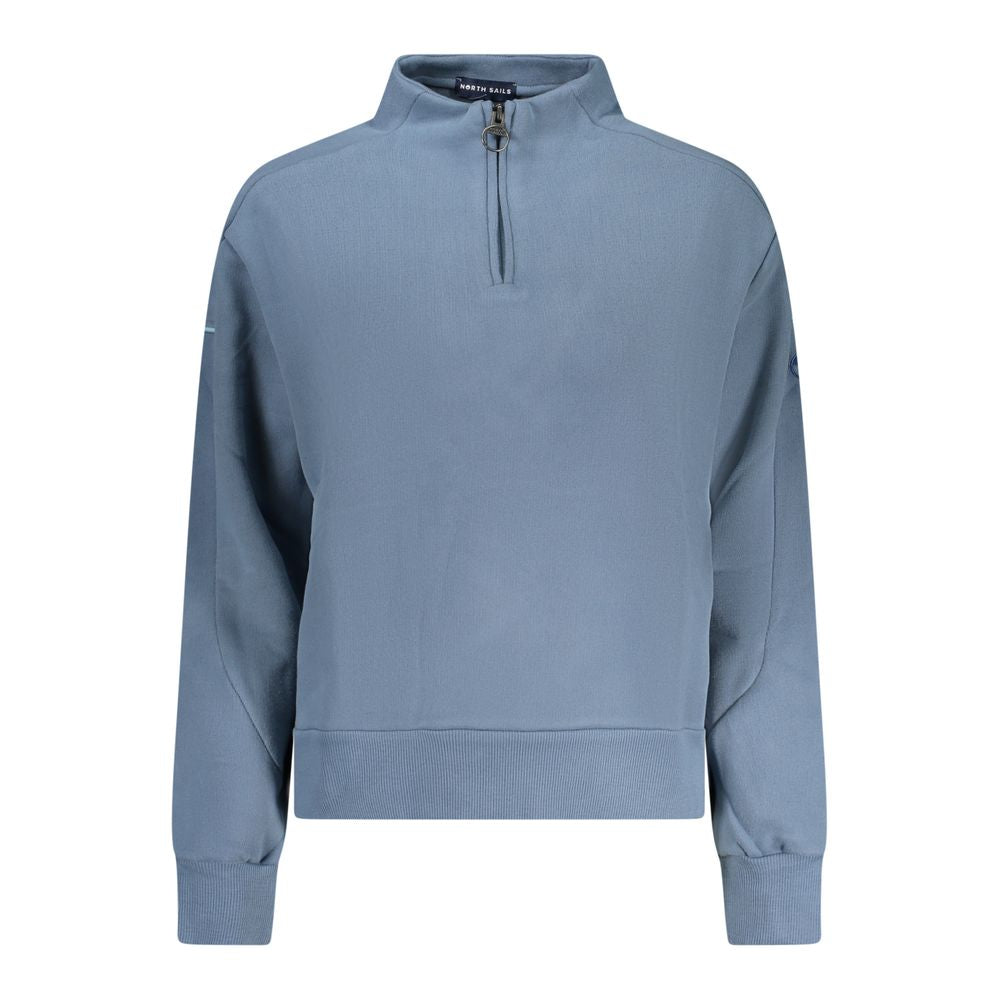 North Sails Blu Cotton Women Sweatshirt | Regal Royce