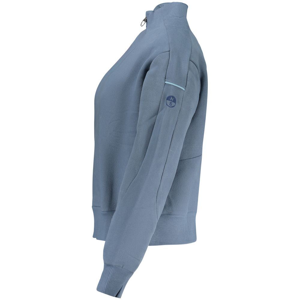 North Sails Blu Cotton Women Sweatshirt | Regal Royce