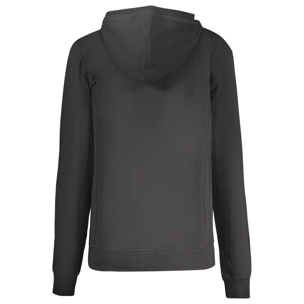 North Sails Black Cotton Women Hoodie | Regal Royce