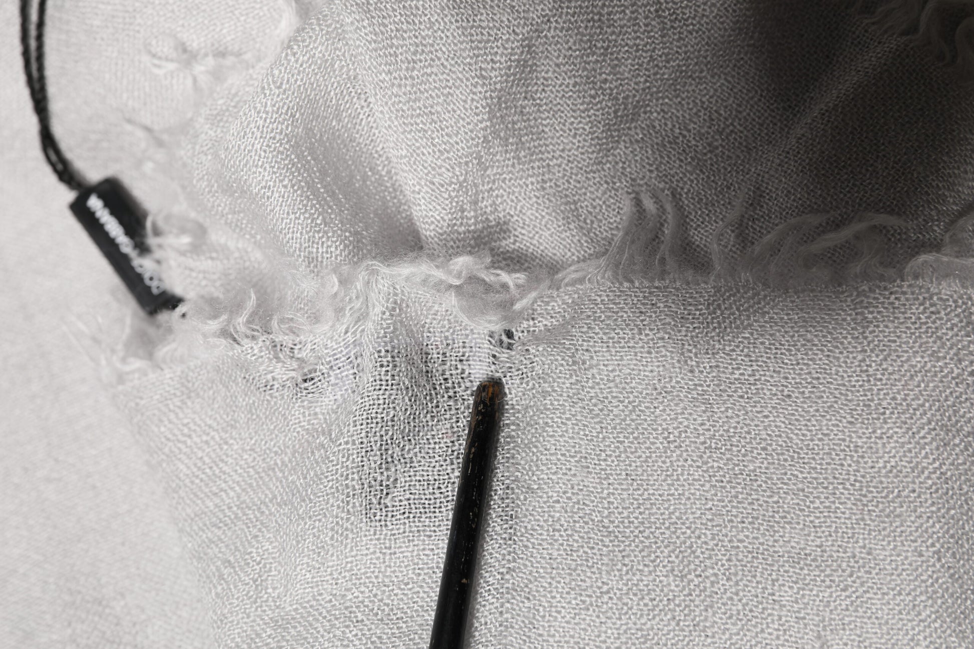 Dolce & Gabbana Gray Cashmere Knit Neck Wrap Shawl Scarf | Regal Royce