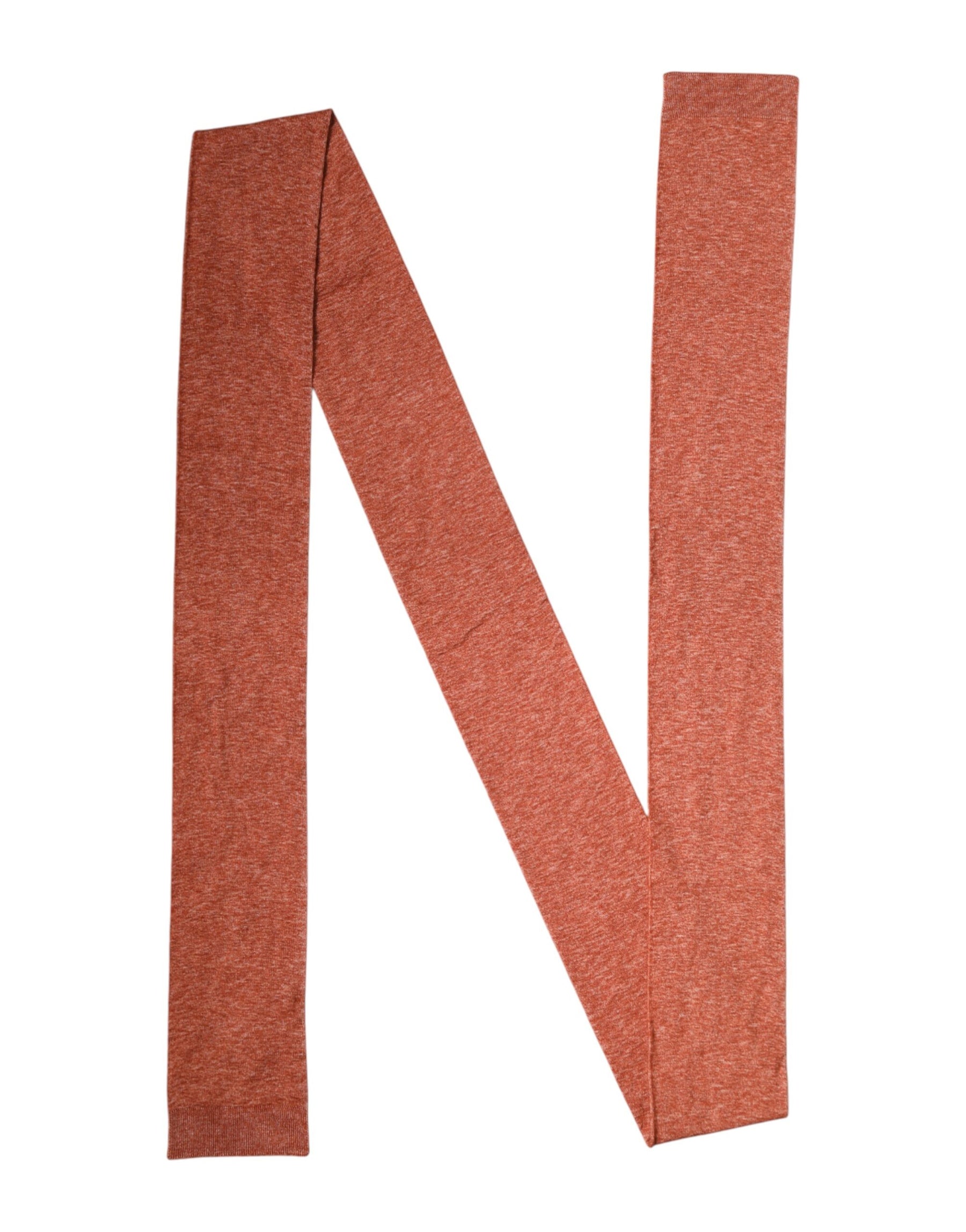 Dolce & Gabbana Orange Silk Cashmere Neck Wrap Shawl Scarf | Regal Royce