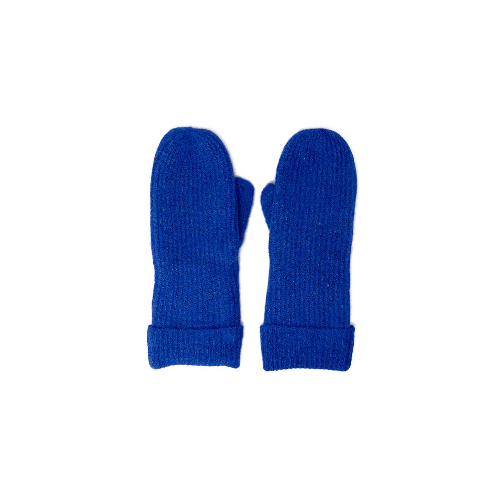 Vero Moda Blue Marabou Gloves | Regal Royce