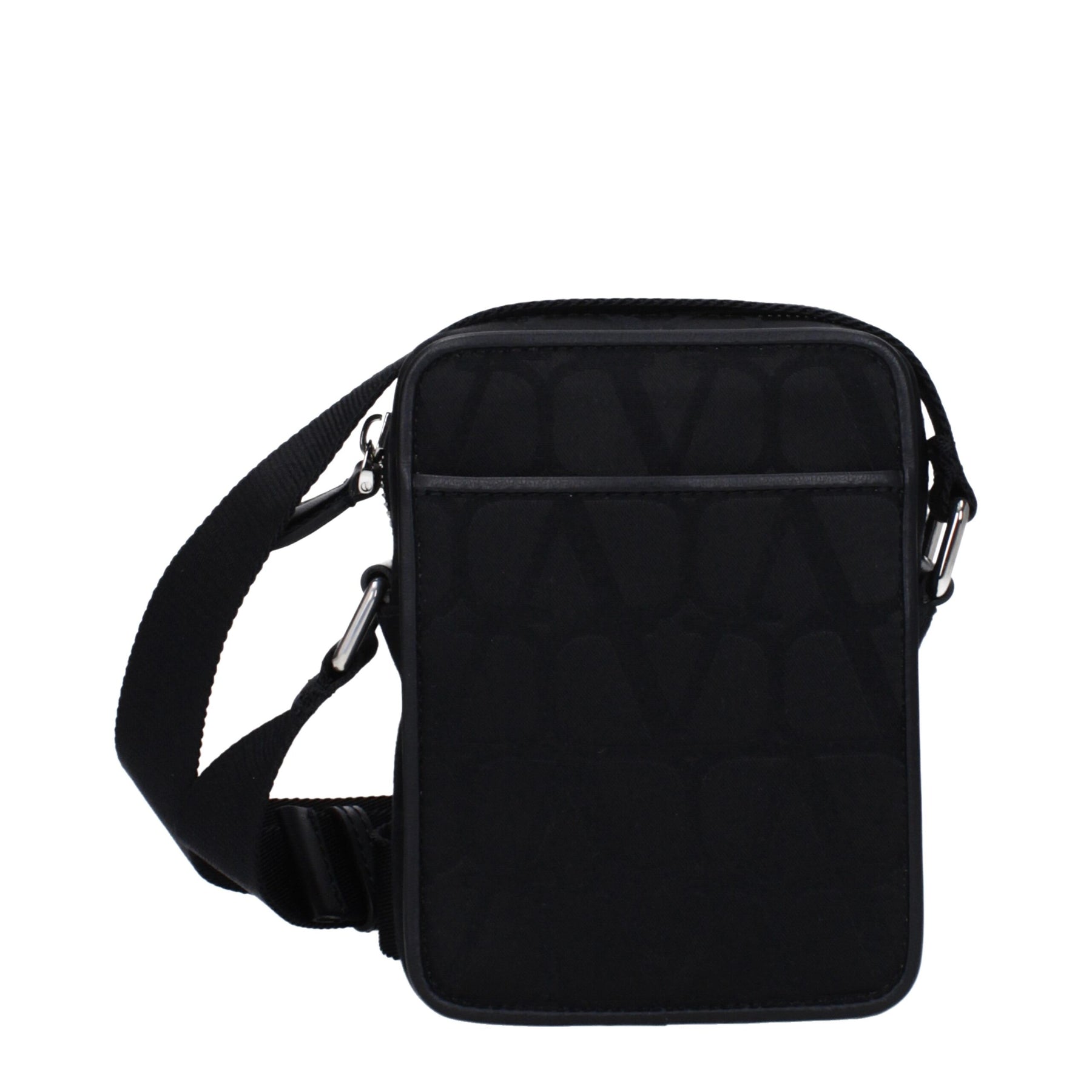 Valentino Garavani Black Fabric Crossbody Bag | Regal Royce