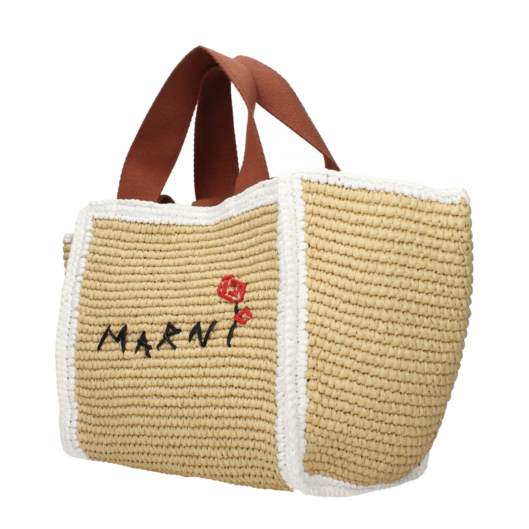 Marni Beige Raffia Handbag | Regal Royce