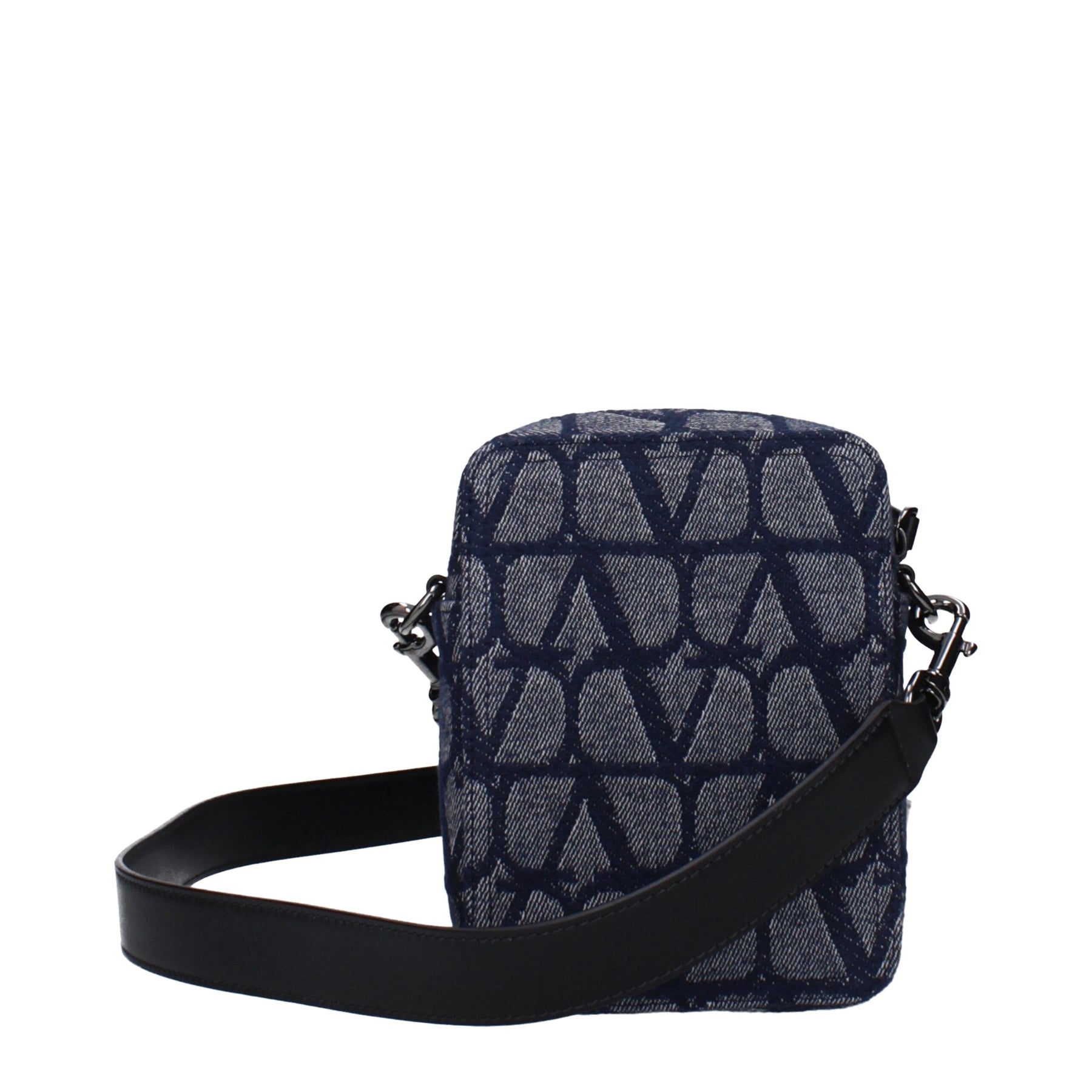 Valentino Garavani Blue Fabric Crossbody Bag | Regal Royce
