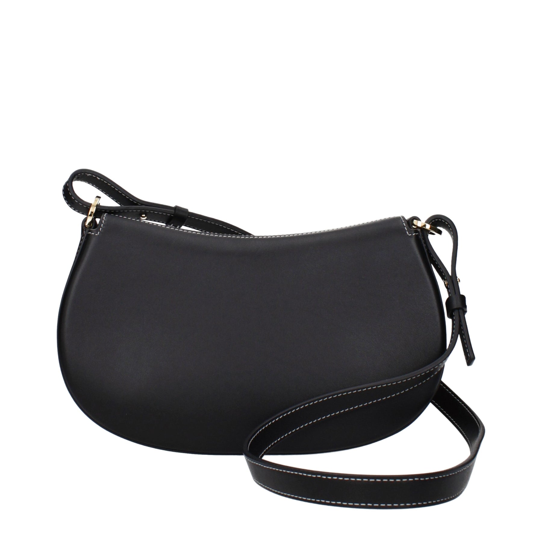 Valentino Garavani Black Leather Shoulder Bag | Regal Royce