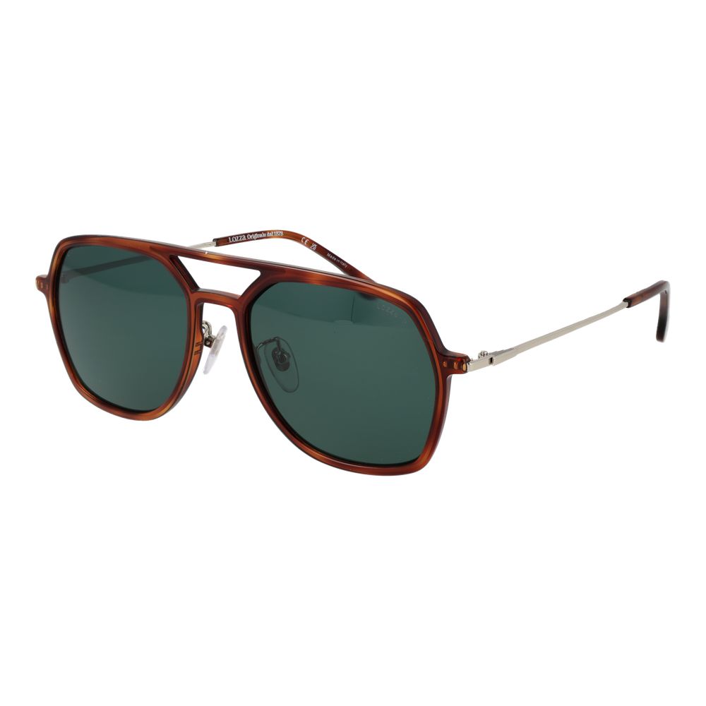 Lozza Brown Metal Sunglasses | Regal Royce