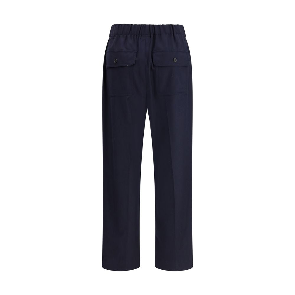 Max Mara Black Cotton Casual Pants | Regal Royce