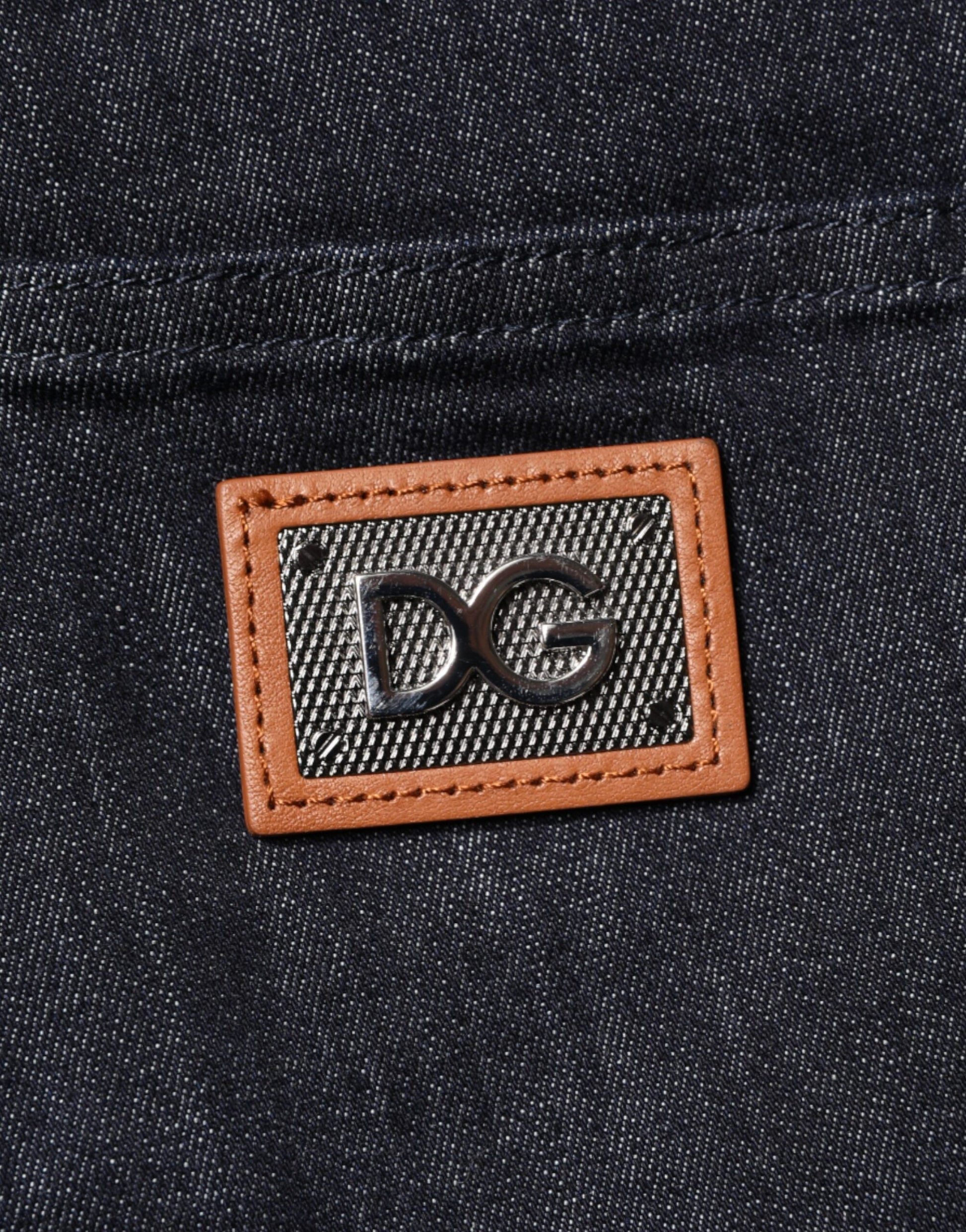 Dolce & Gabbana Black Cotton Stretch Skinny Denim Men Jeans | Regal Royce