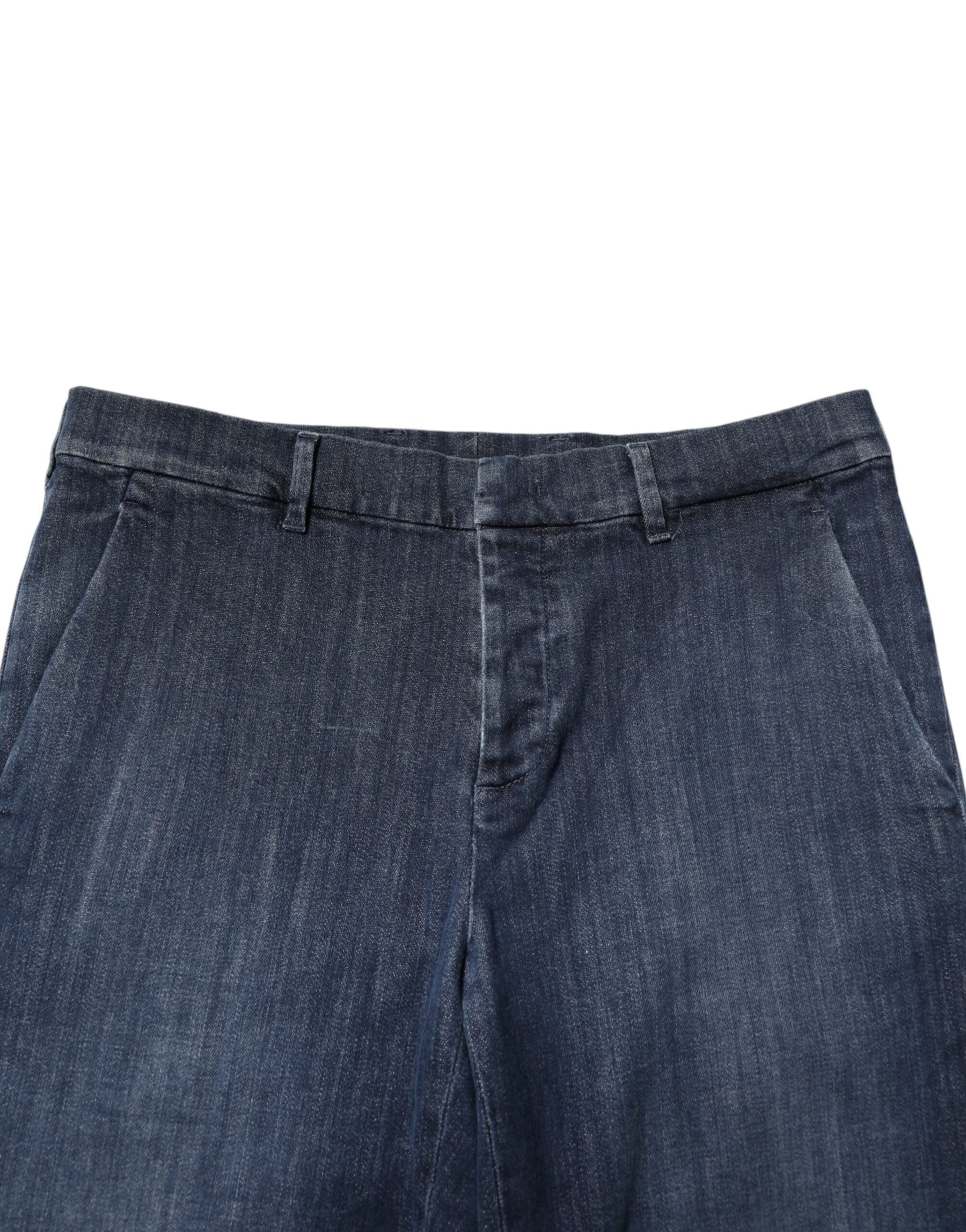 Prada Dark Blue Mid Waist Skinny Fit Men Denim Trouser Jeans | Regal Royce