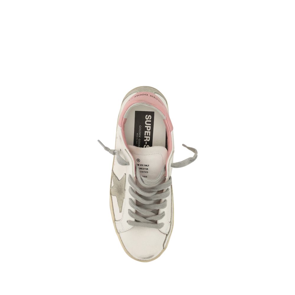 Golden Goose White Calf Leather Bos Taurus Low Top Sneakers | Regal Royce