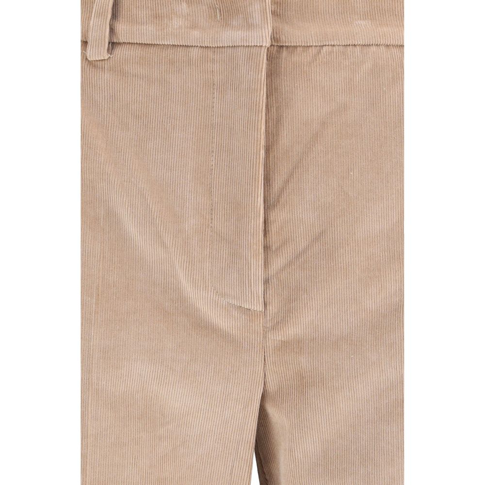 Max Mara Beige Cotton Casual Pants | Regal Royce