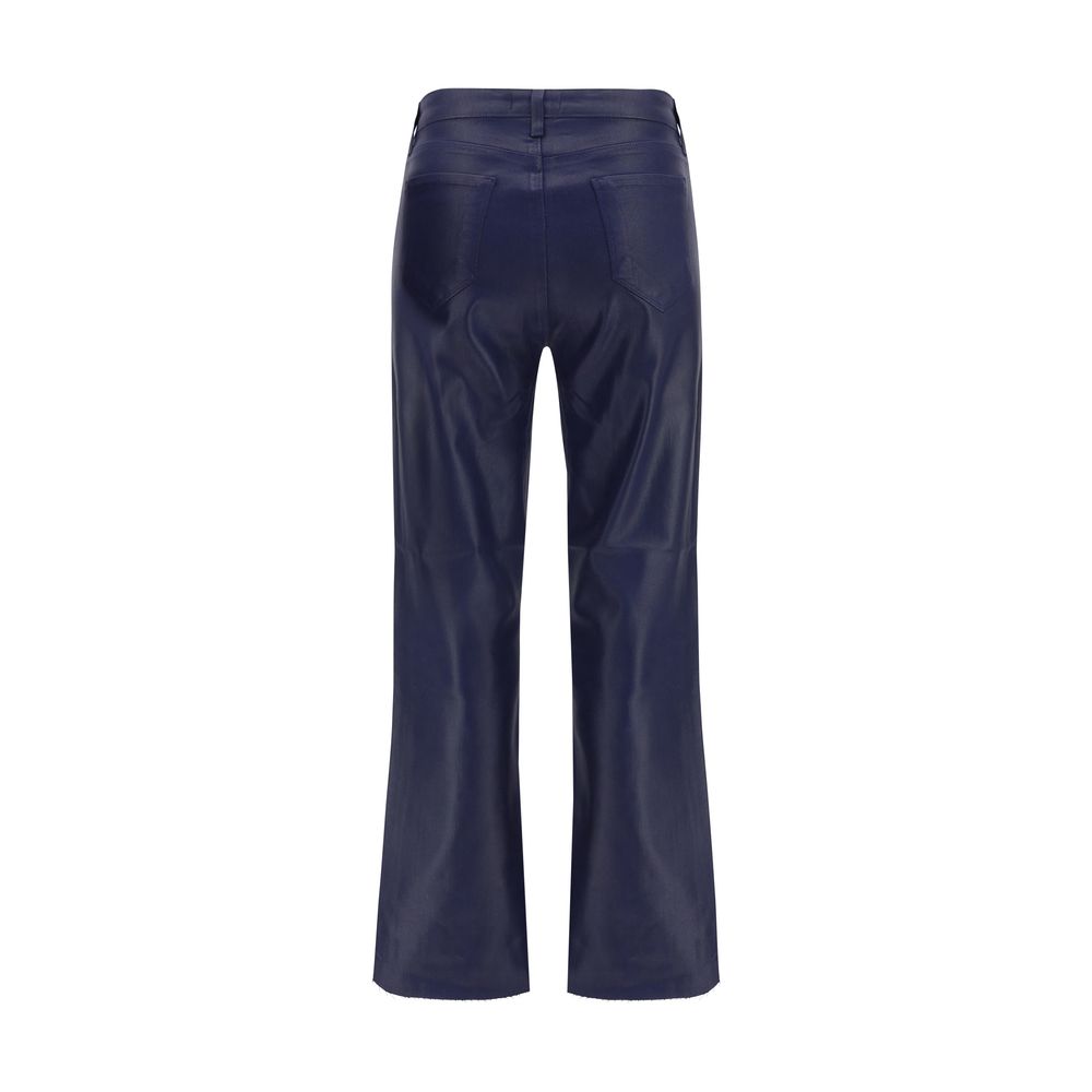 L'Agence Blue Cotton High-Waisted Jean | Regal Royce