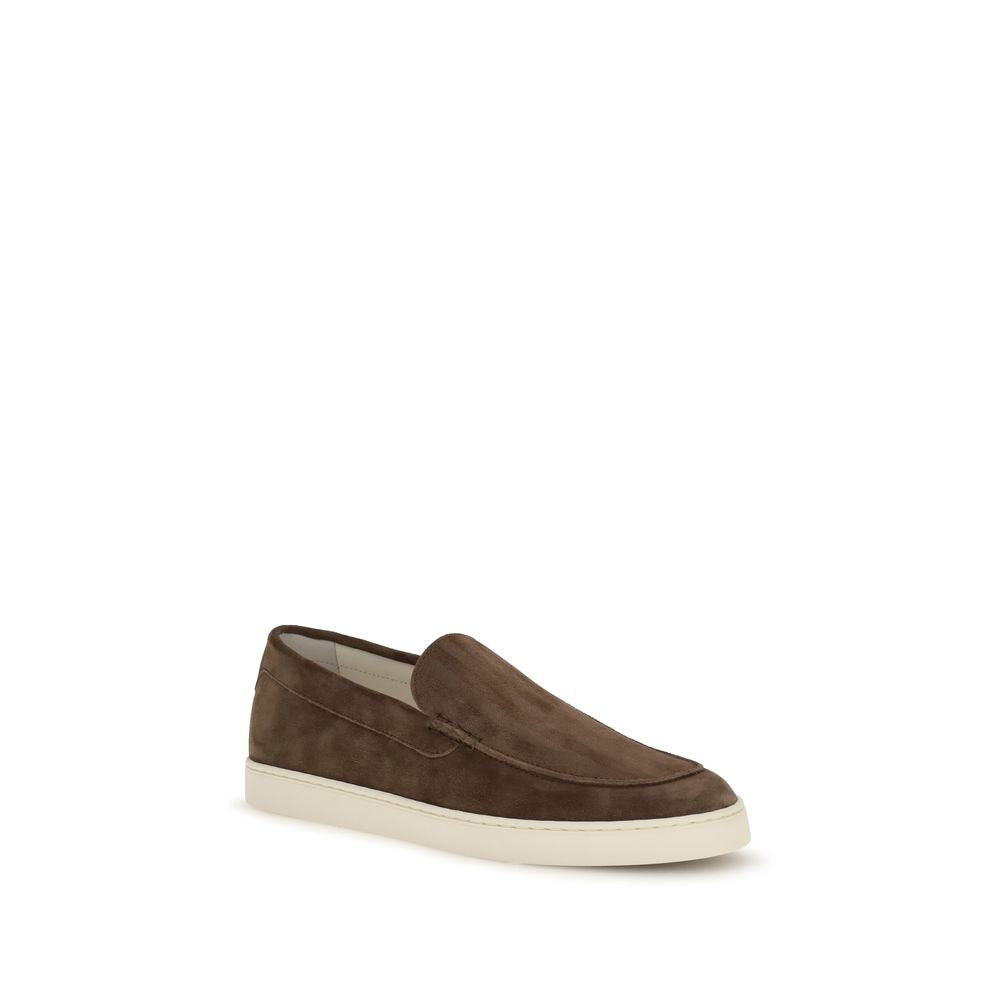 Brunello Cucinelli Brown Rubber Slip-On Loafers | Regal Royce