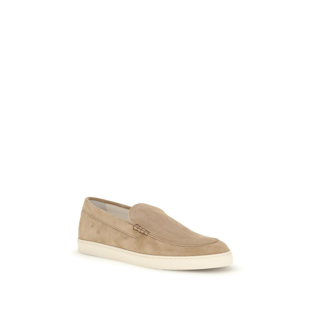 Brunello Cucinelli Beige Rubber Slip-On Loafers | Regal Royce