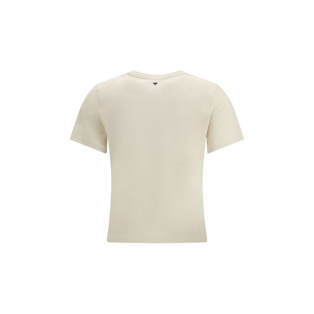 Max Mara Cream Cotton T-Shirt | Regal Royce