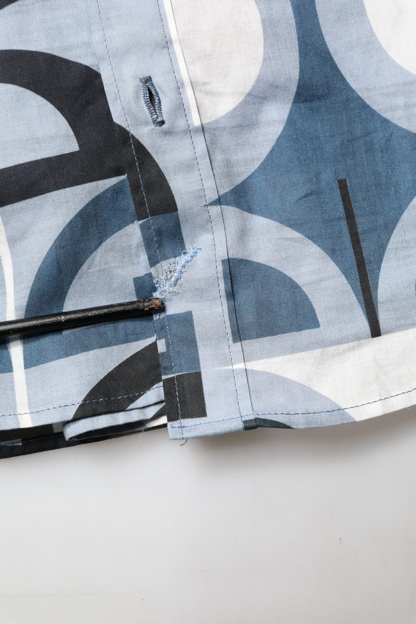 Dolce & Gabbana Blue MARTINI Long Sleeves Casual Logo Shirt | Regal Royce