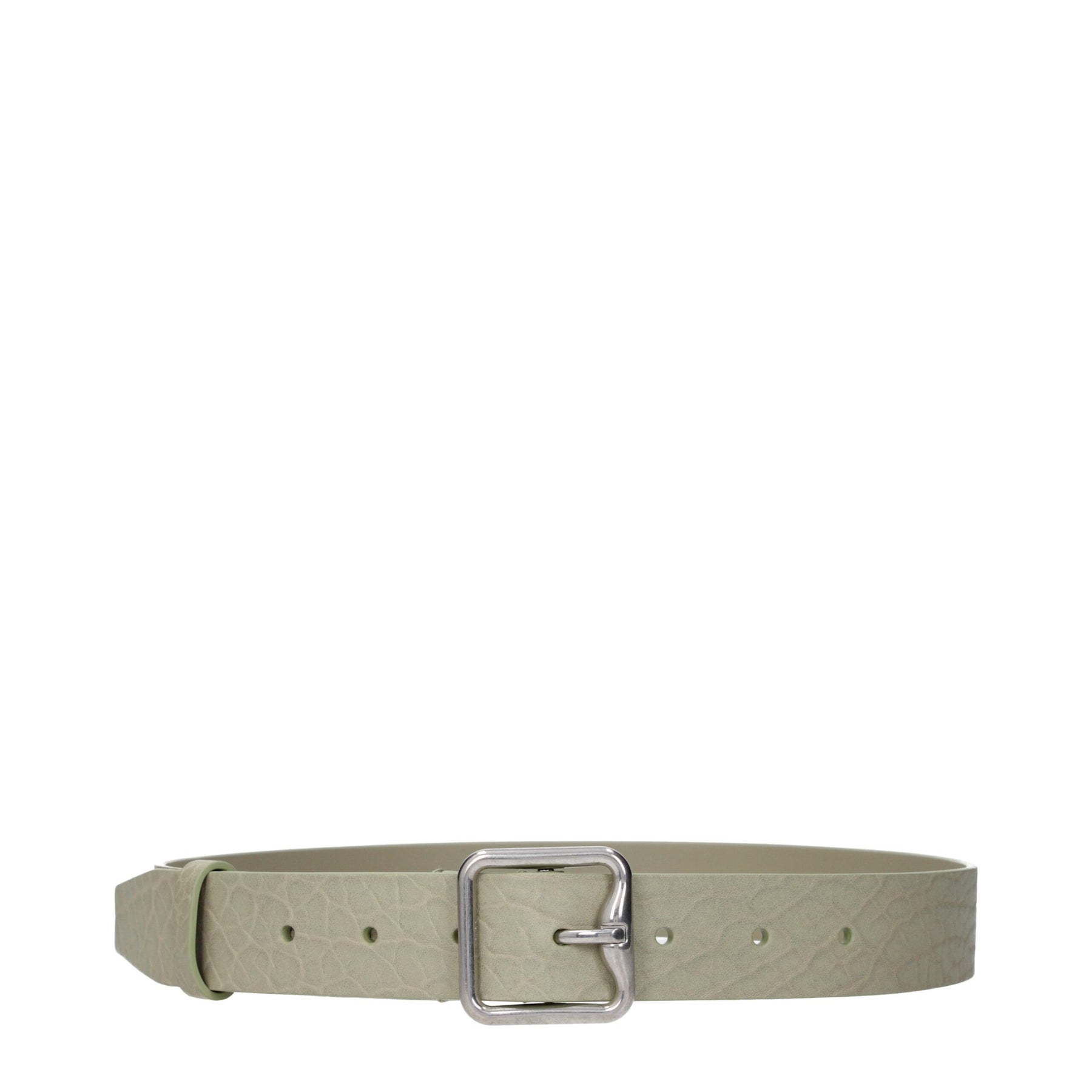 Burberry Green Leather Regular Belt | Regal Royce