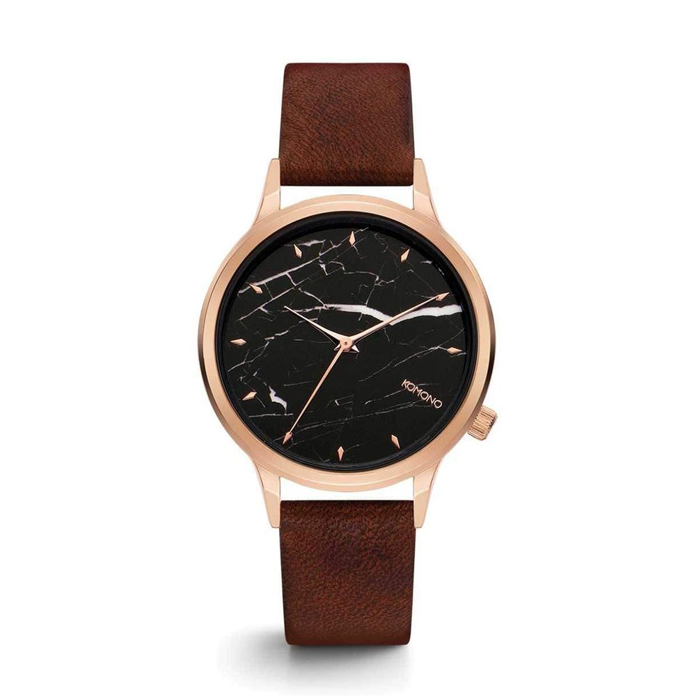 Komono Red Leather Dress Watch | Regal Royce