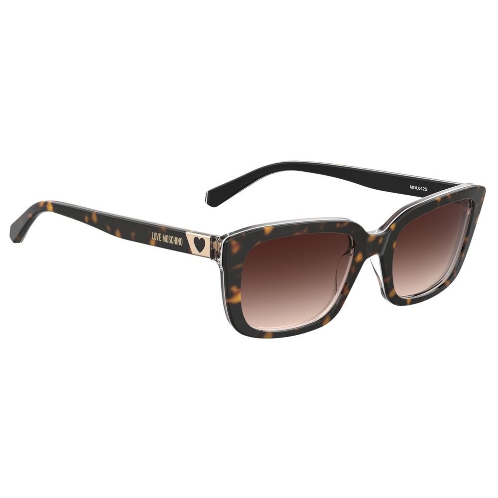 Love Moschino Brown Acetate Sunglasses | Regal Royce