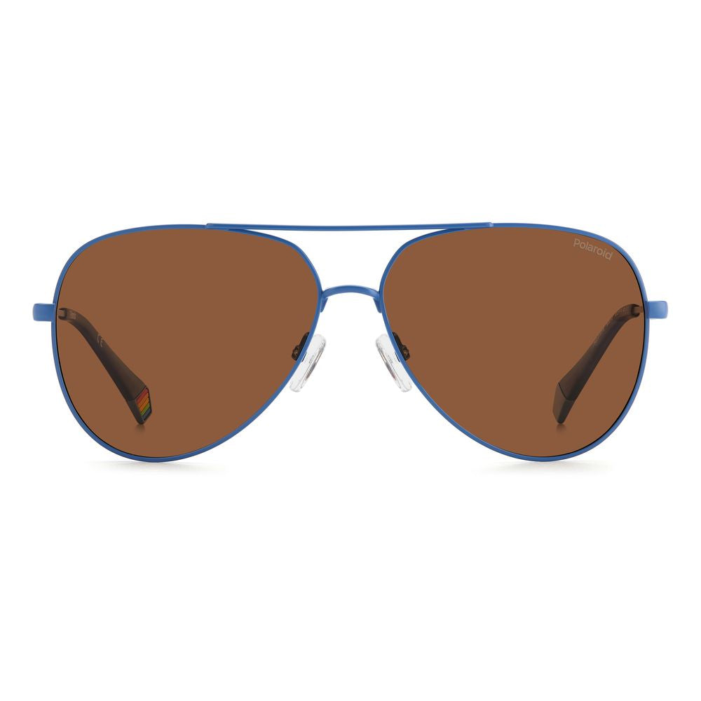 Polaroid Blue Stainless Steel Sunglasses | Regal Royce