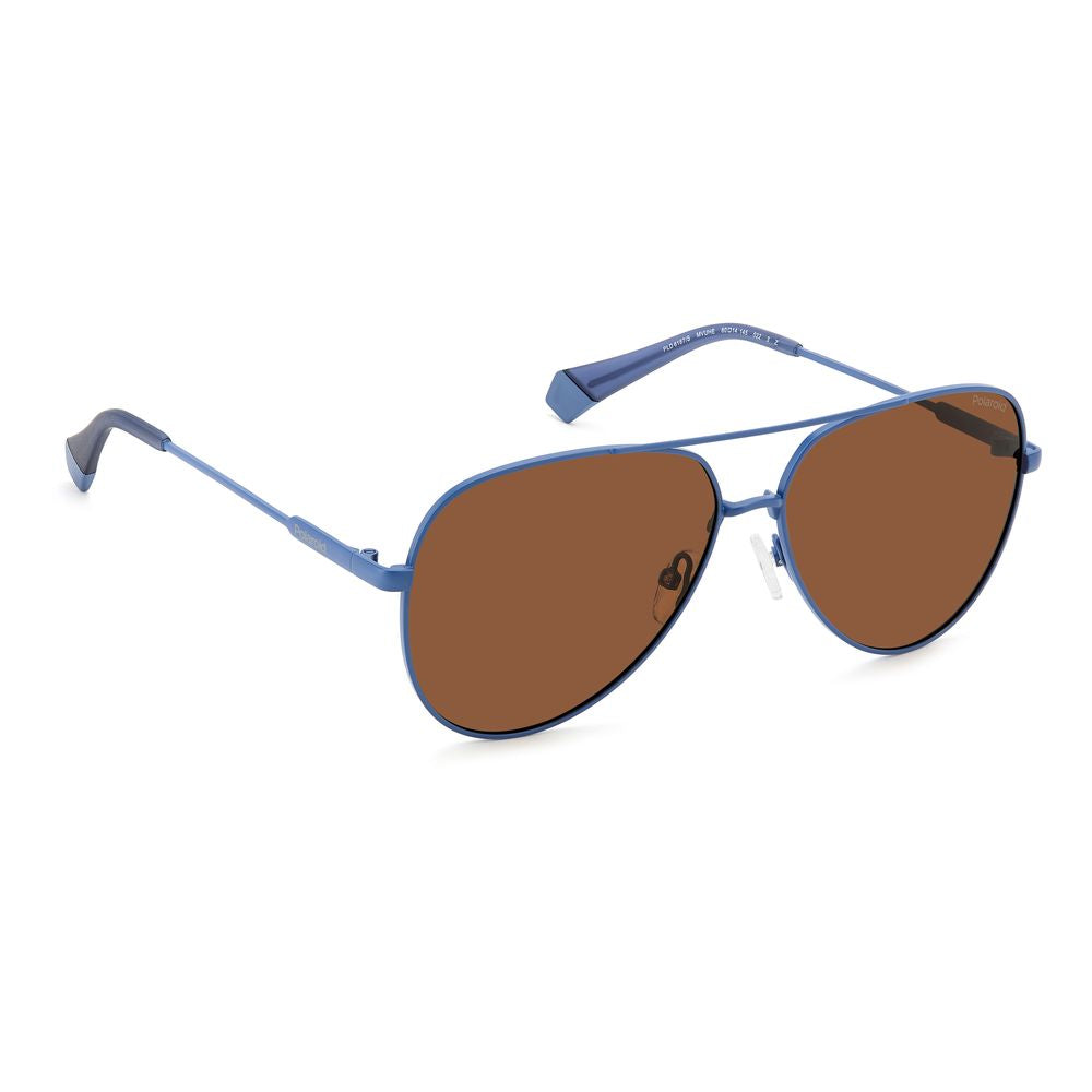 Polaroid Blue Stainless Steel Sunglasses | Regal Royce