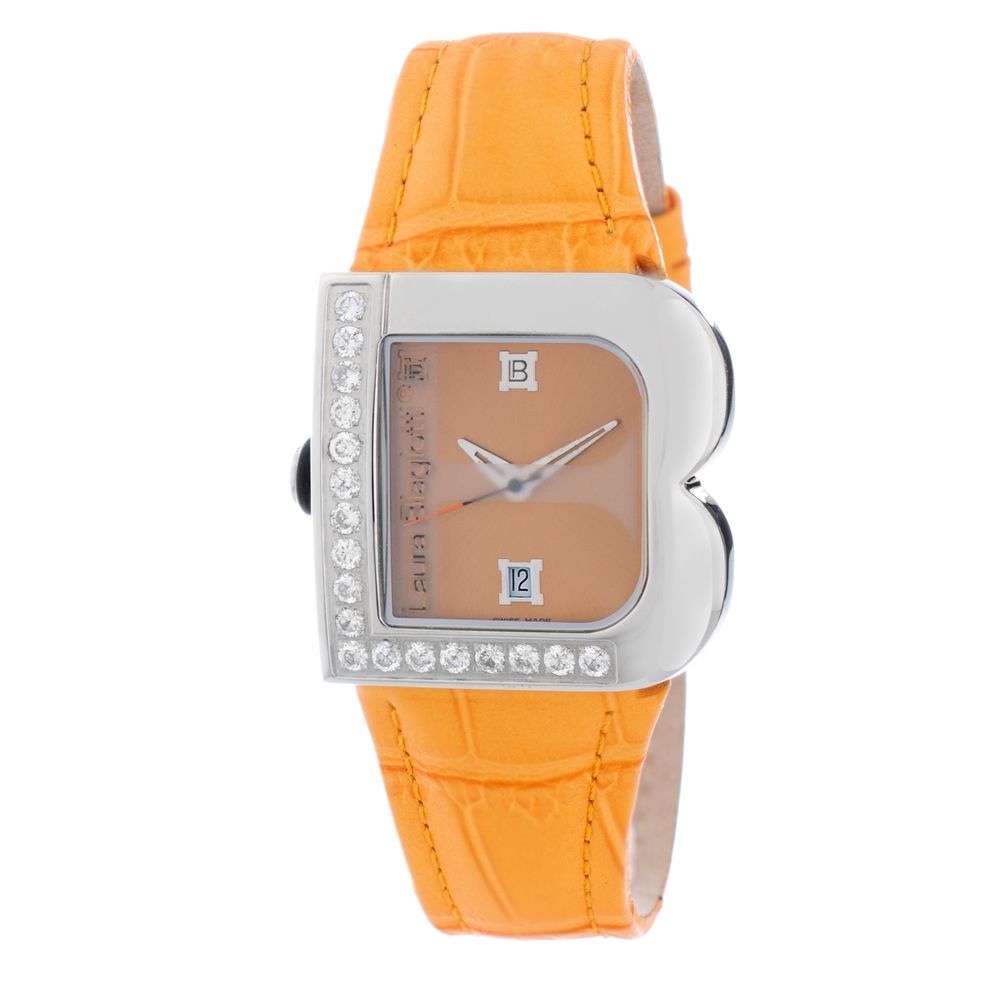 Laura Biagiotti Orange Leather Dress Watch | Regal Royce