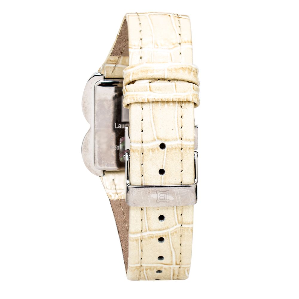 Laura Biagiotti Beige Leather Dress Watch | Regal Royce