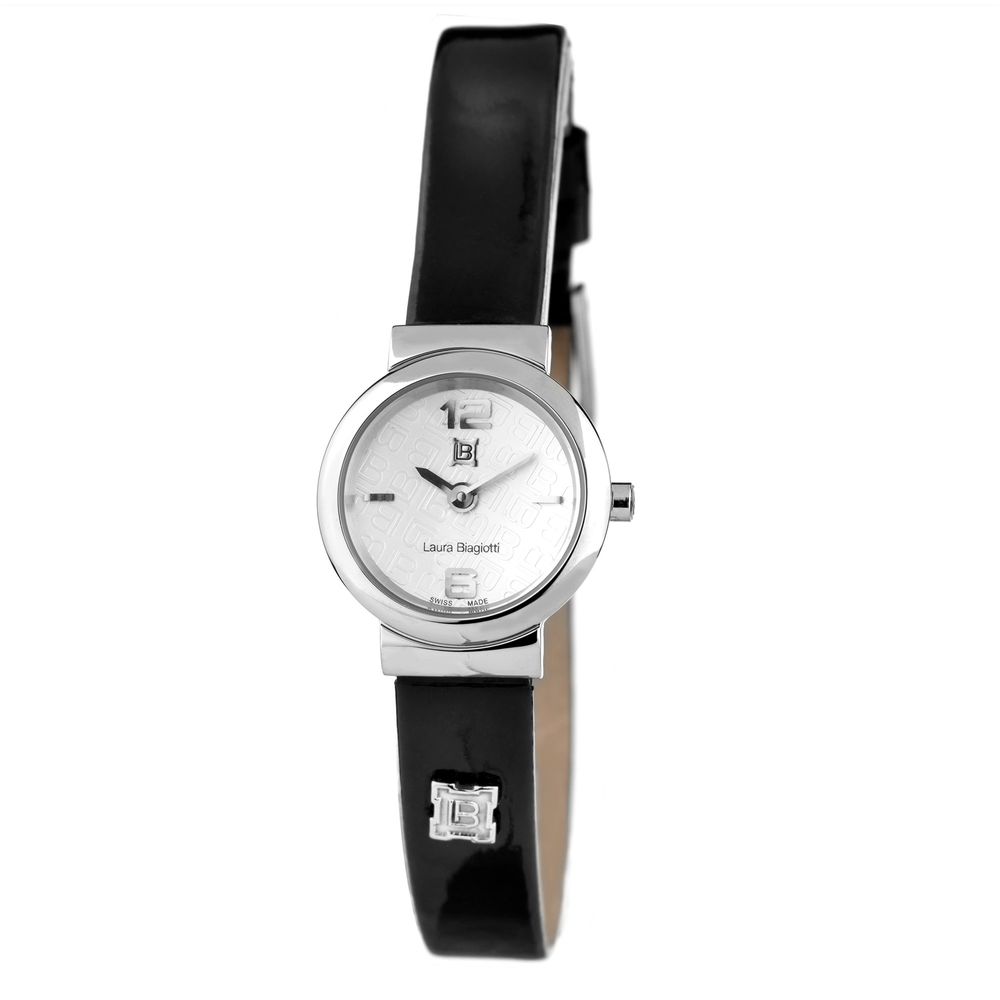 Laura Biagiotti Black Leather Dress Watch | Regal Royce