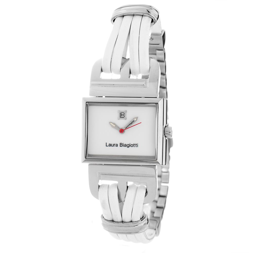 Laura Biagiotti White Leather Dress Watch | Regal Royce