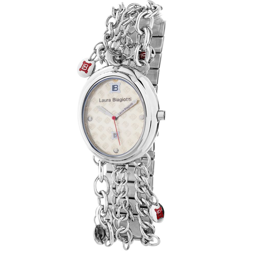 Laura Biagiotti Silver Stainless Steel Dress Watch | Regal Royce