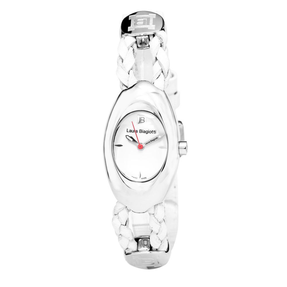 Laura Biagiotti White Leather Dress Watch | Regal Royce
