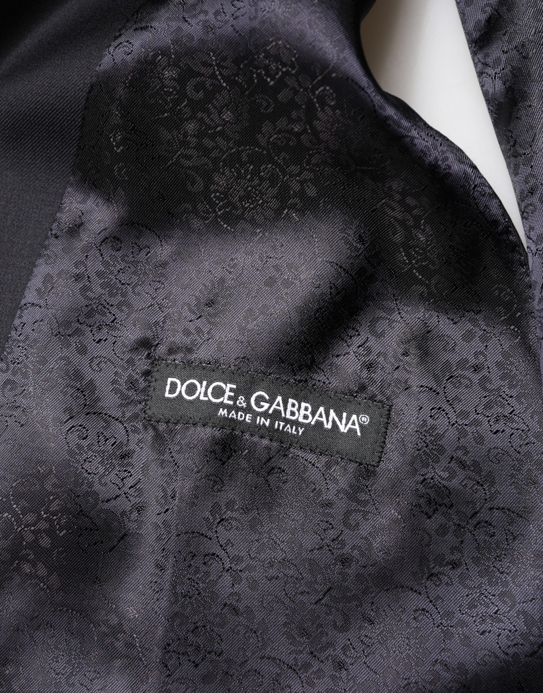 Dolce & Gabbana Blue Wool Single Breasted 3 Piece Men Suit | Regal Royce