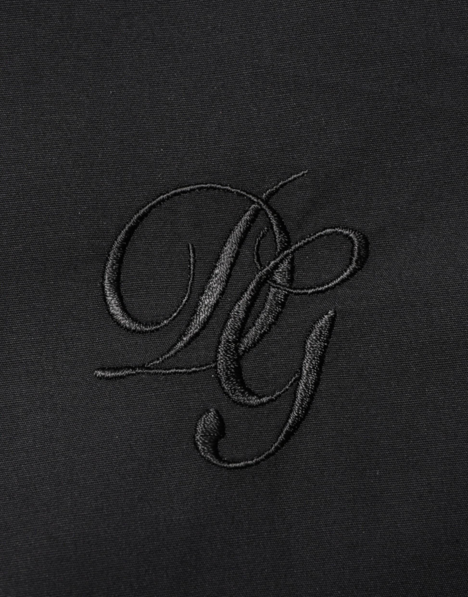 Dolce & Gabbana Black GOLD Cotton Men Dress Formal Shirt