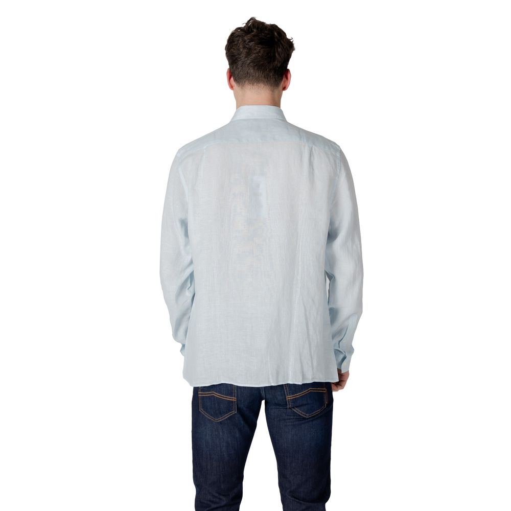 Lacoste Blue Linen Shirt | Regal Royce