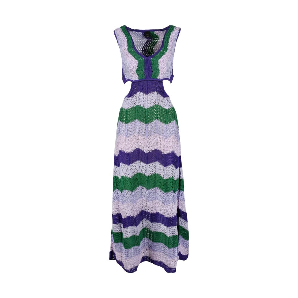 PINKO Purple Polyamide Long Dress | Regal Royce