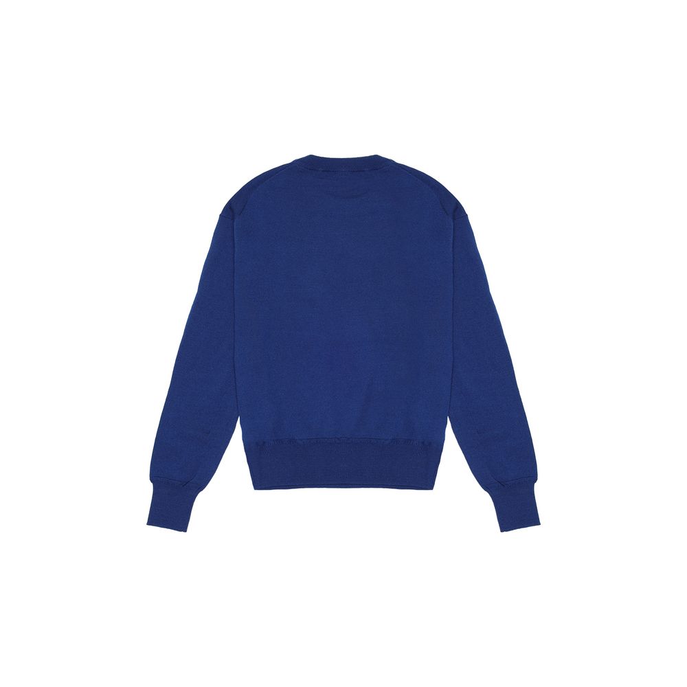 Love Moschino Blue Wool Sweatshirt | Regal Royce
