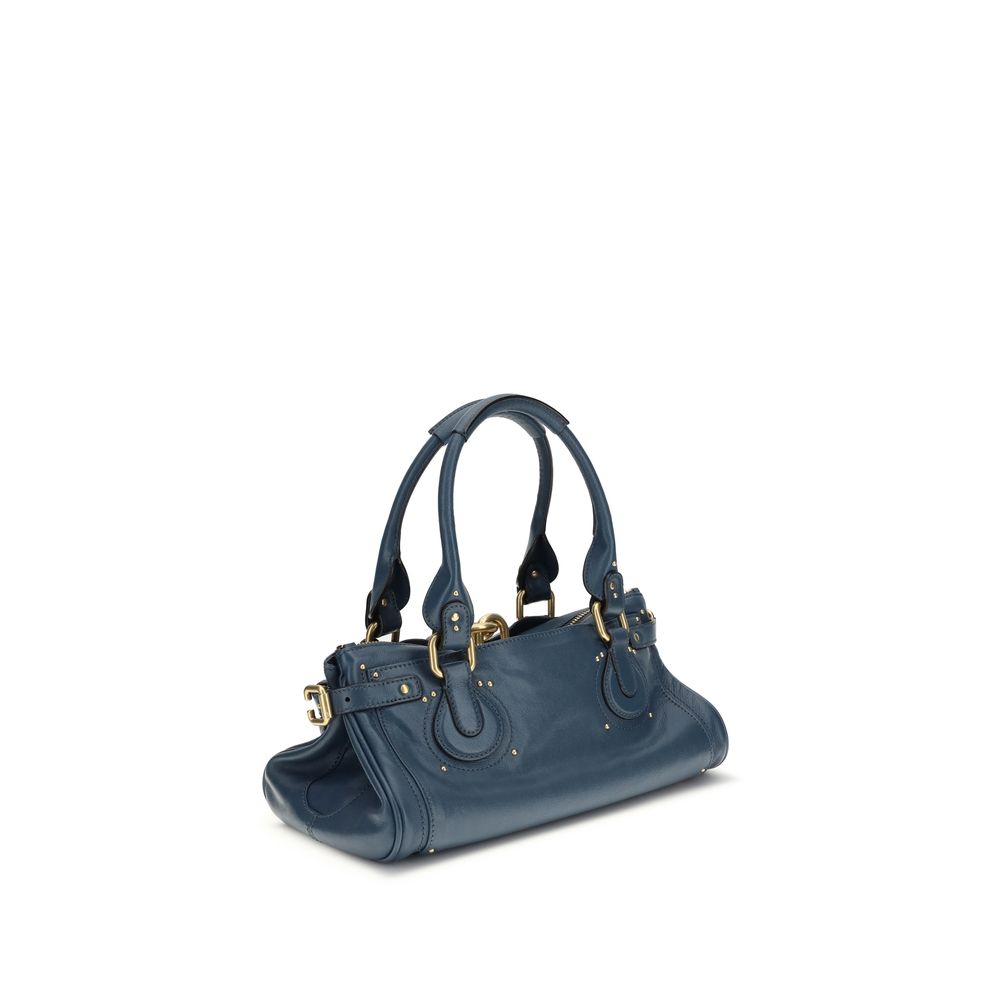 Chloé Blue Calf Leather Bos Taurus Shoulder Bag | Regal Royce