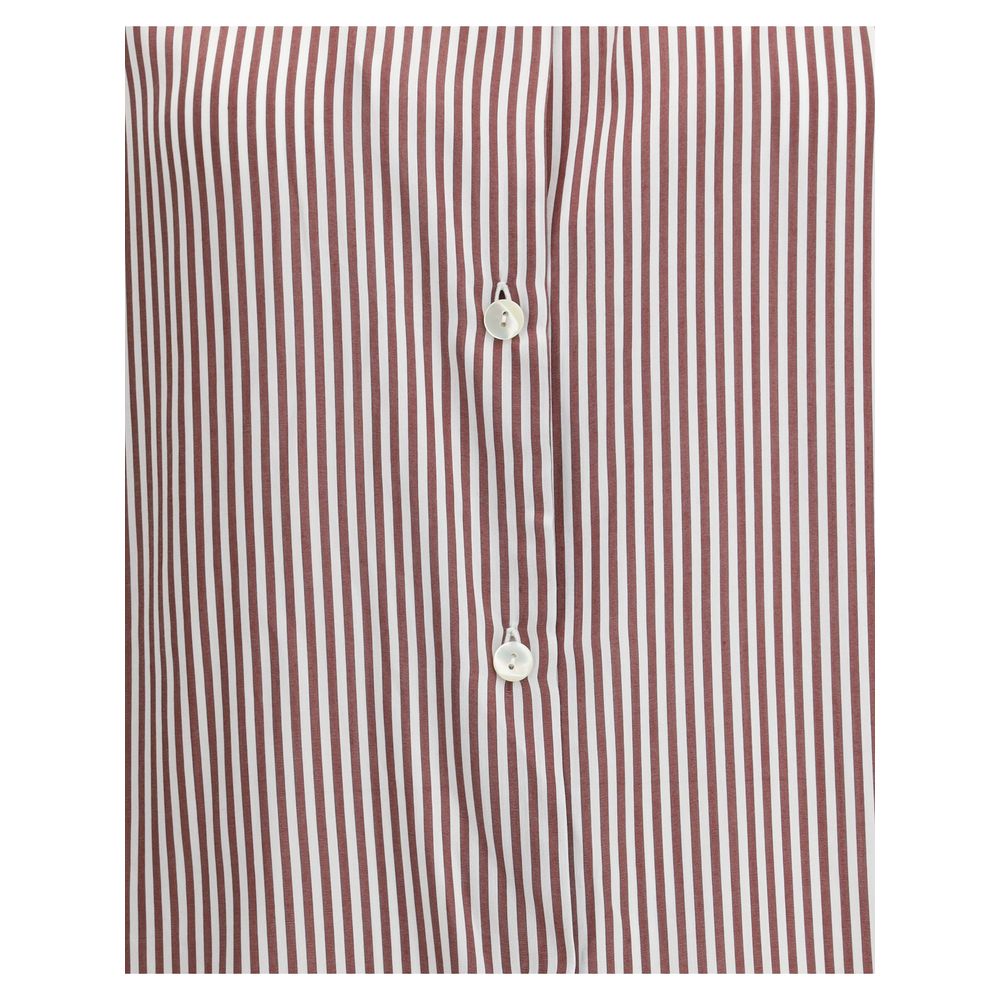 Kristina Ti Bordeaux Viscose Pattern Shirt | Regal Royce