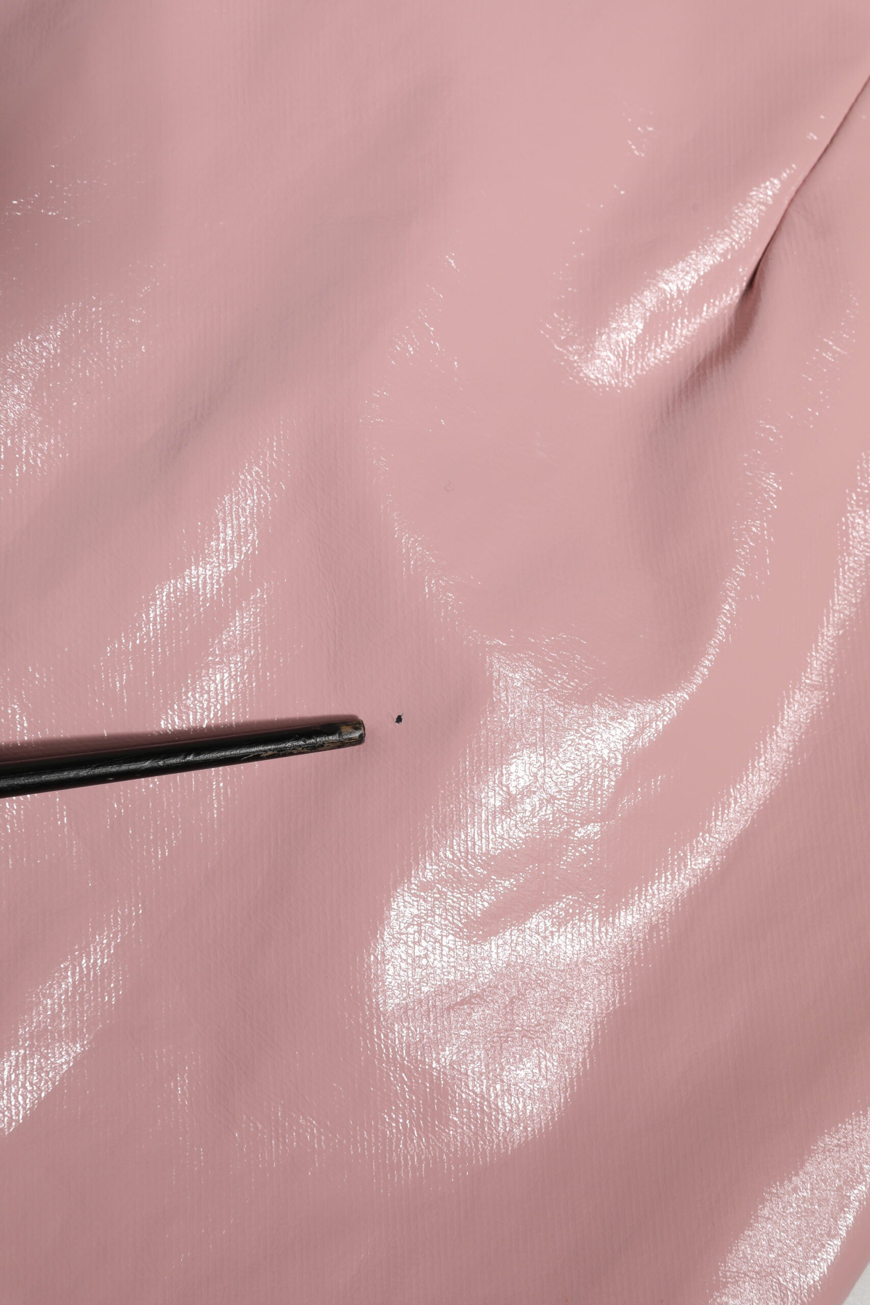 Dolce & Gabbana Glossy Pink Cotton High Waist Mini Skirt | Regal Royce