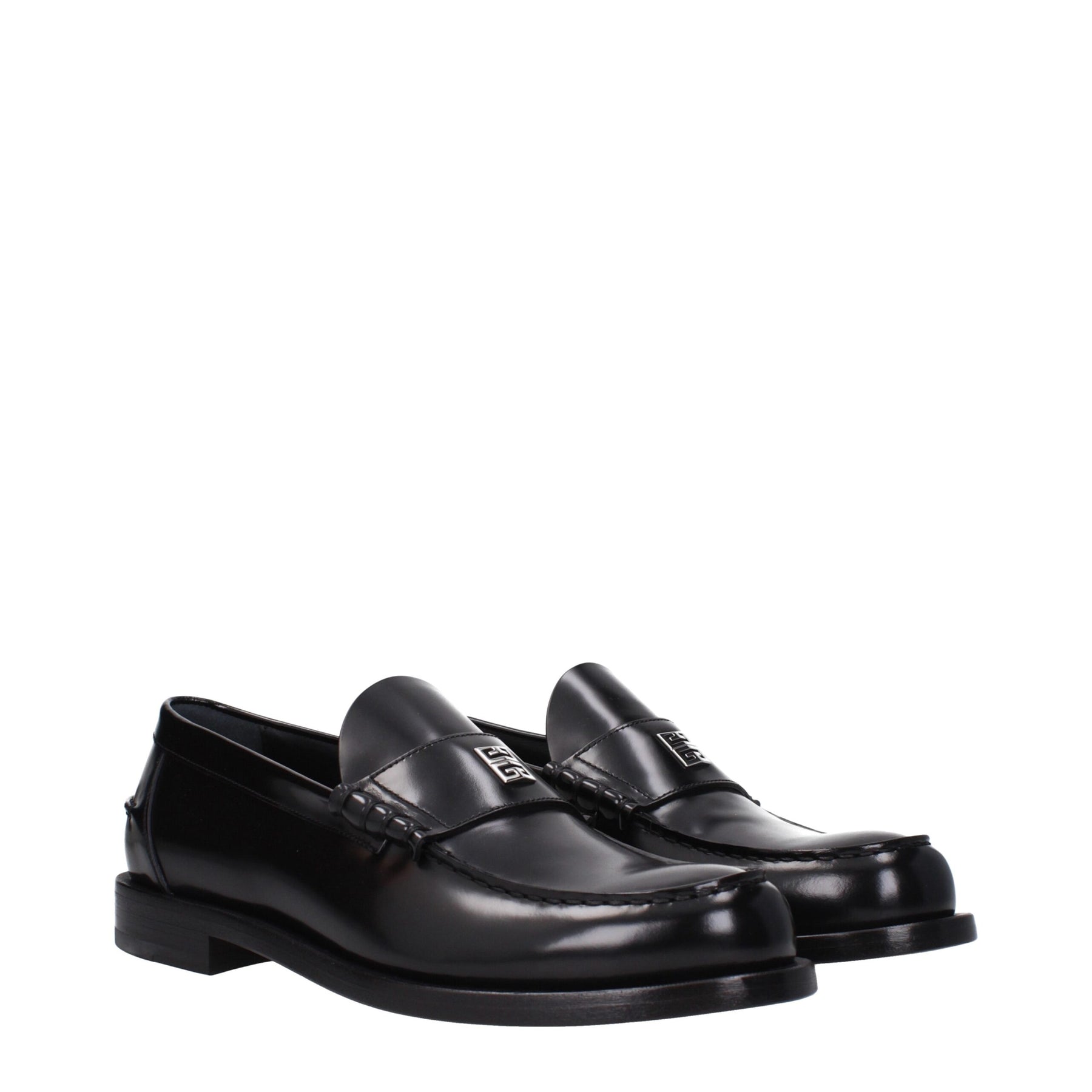 Givenchy Black Leather Slip-On Loafers | Regal Royce