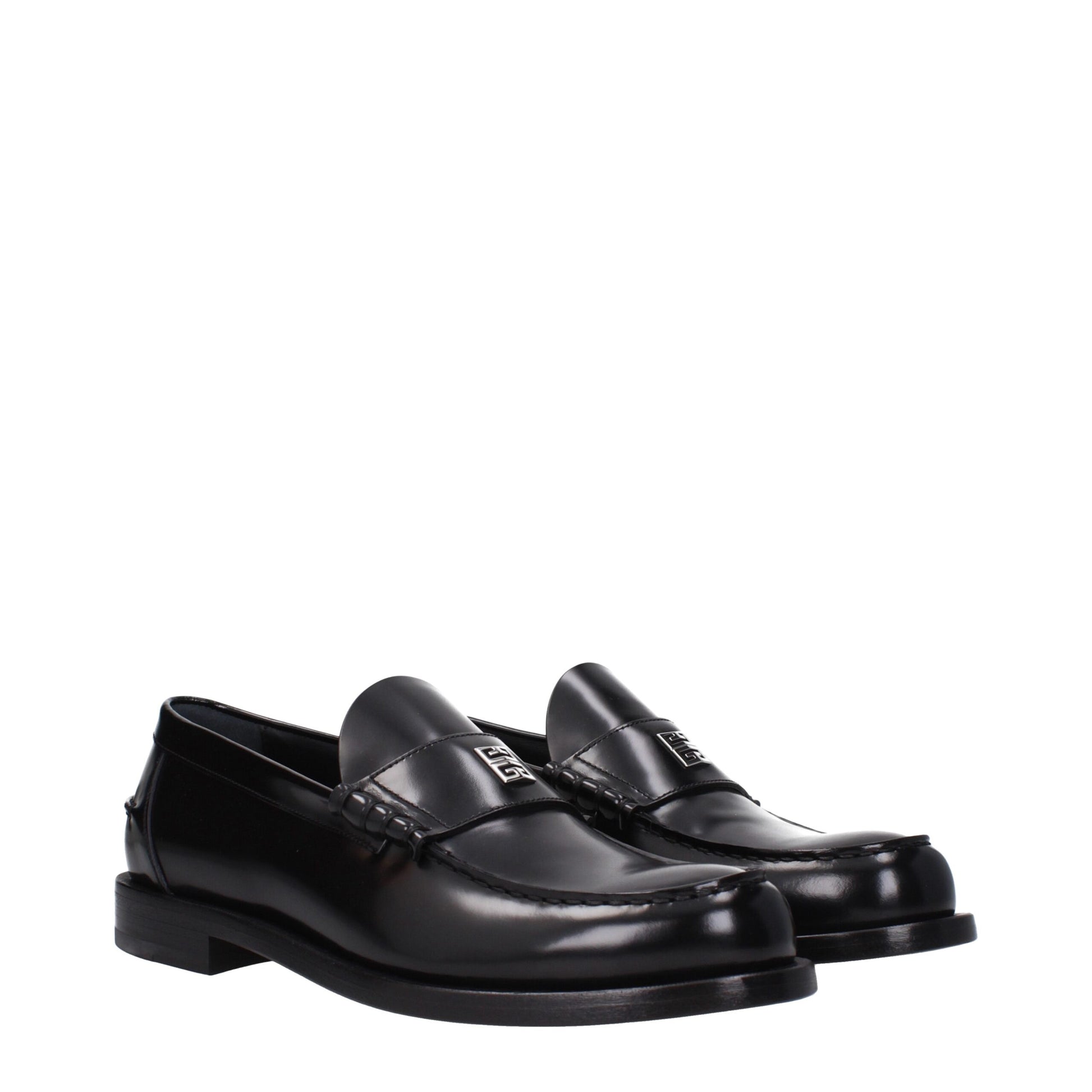 Givenchy Black Leather Slip-On Loafers | Regal Royce