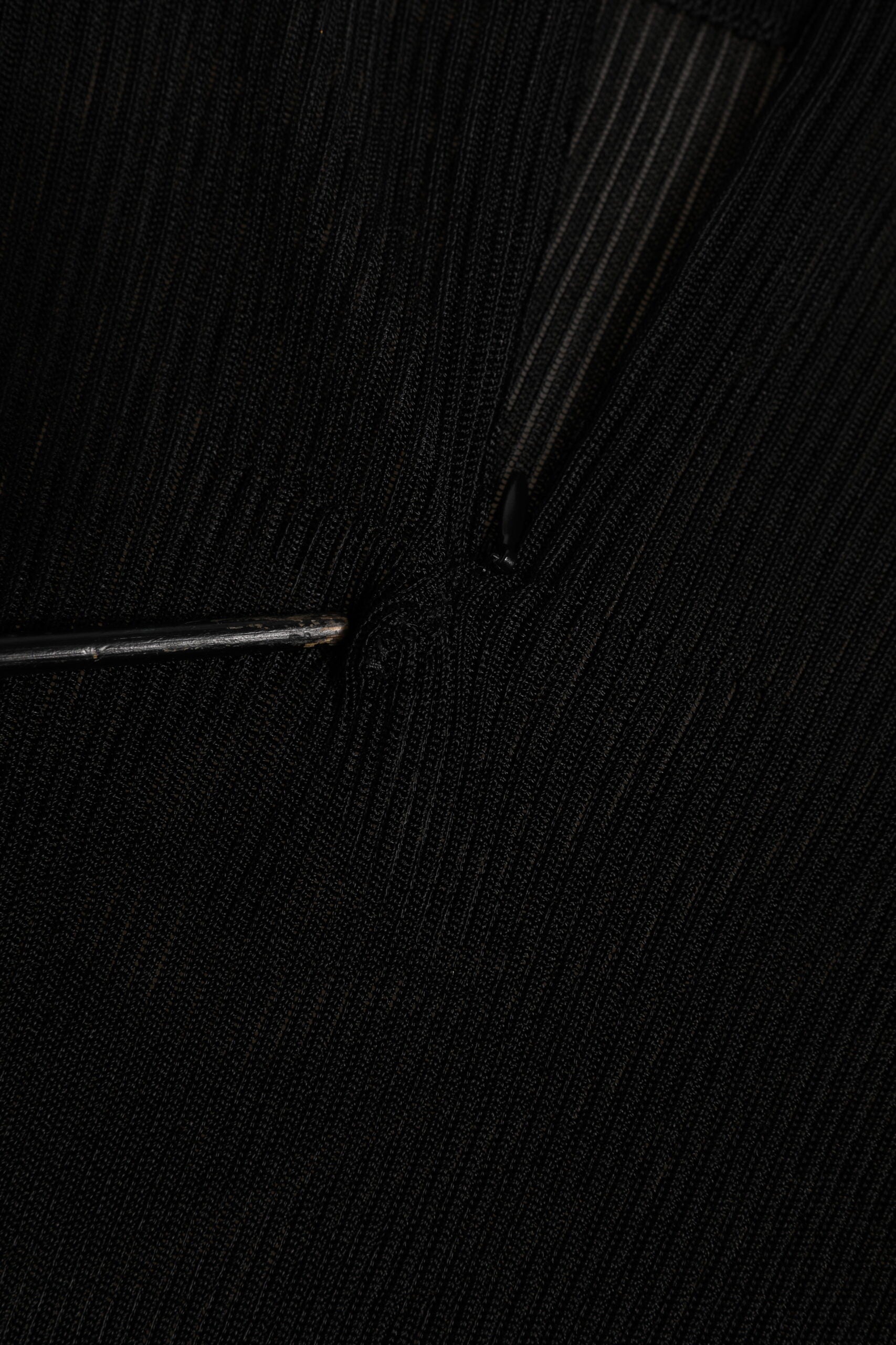 Dolce & Gabbana Black Viscose Turtle Neck Pullover Top | Regal Royce