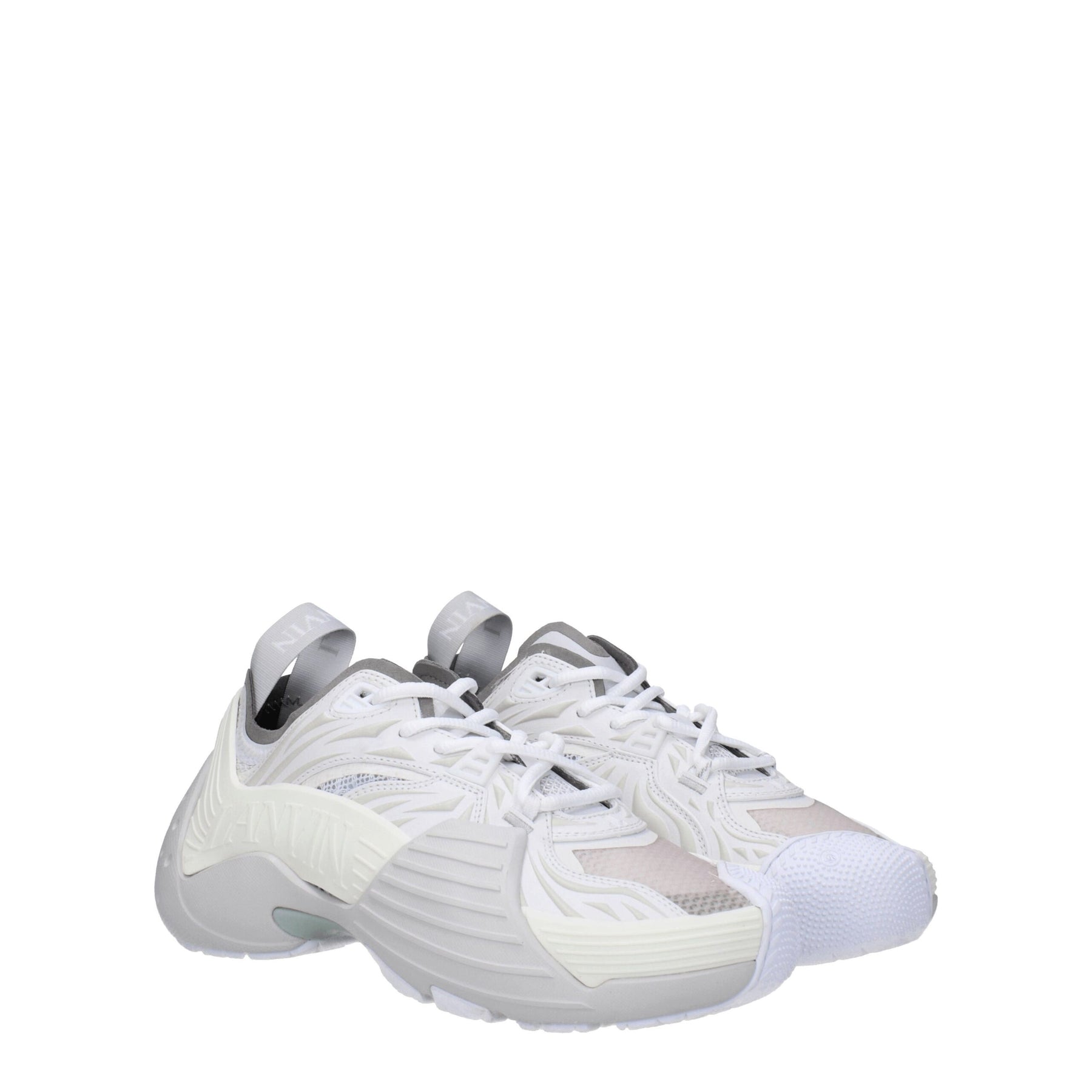 Lanvin White Leather Athletic Sneakers | Regal Royce