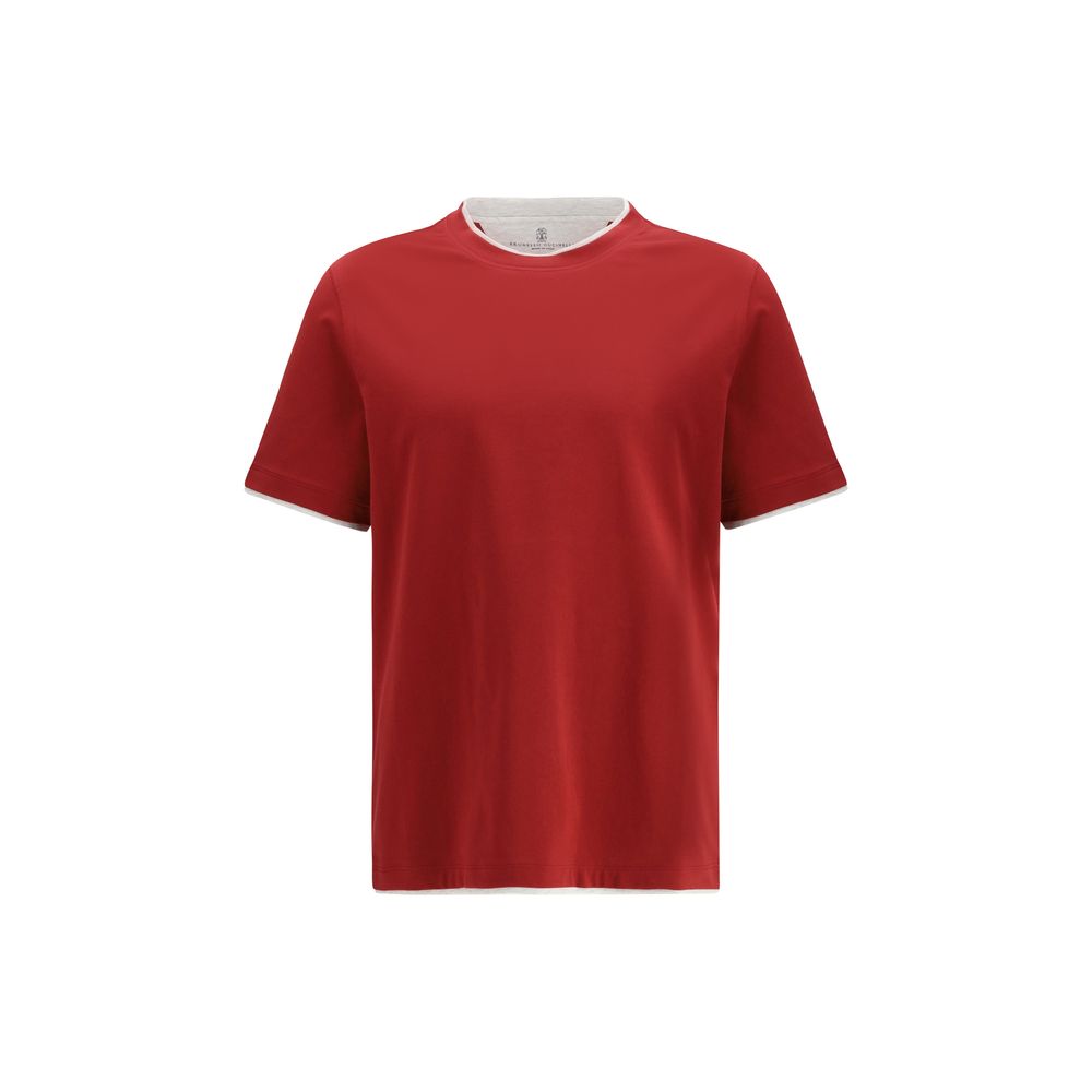 Brunello Cucinelli Multicolor Cotton T-Shirt | Regal Royce