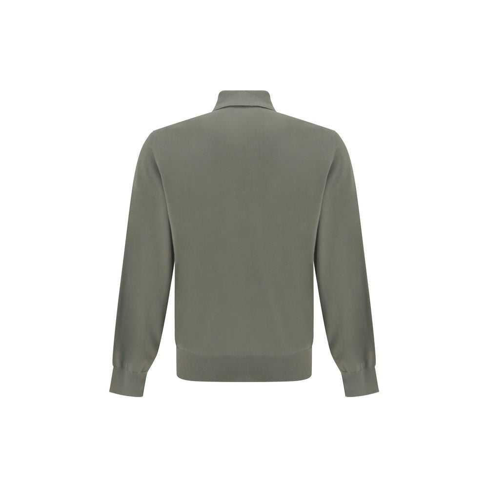 Brunello Cucinelli Bicolor Cotton Shortsleeve Shirt | Regal Royce