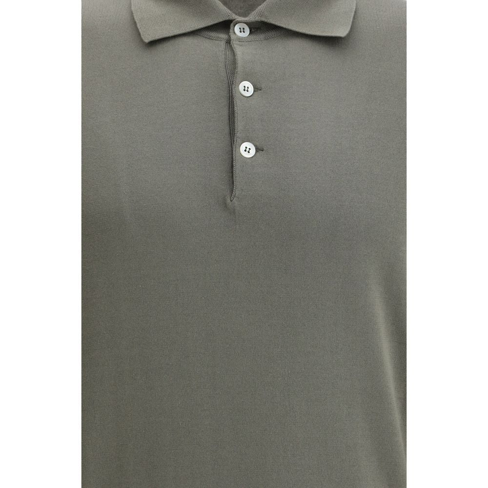 Brunello Cucinelli Bicolor Cotton Shortsleeve Shirt | Regal Royce