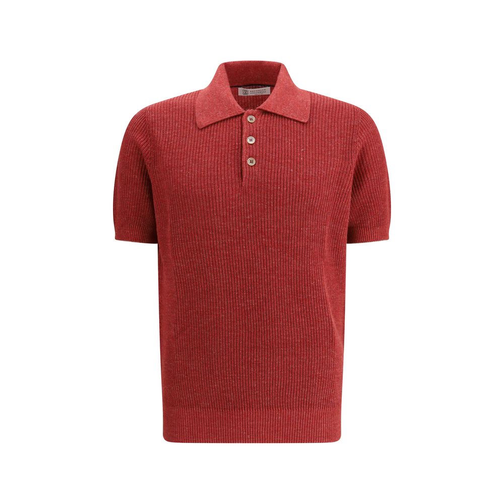 Brunello Cucinelli Multicolor Cotton Polo Shirt | Regal Royce