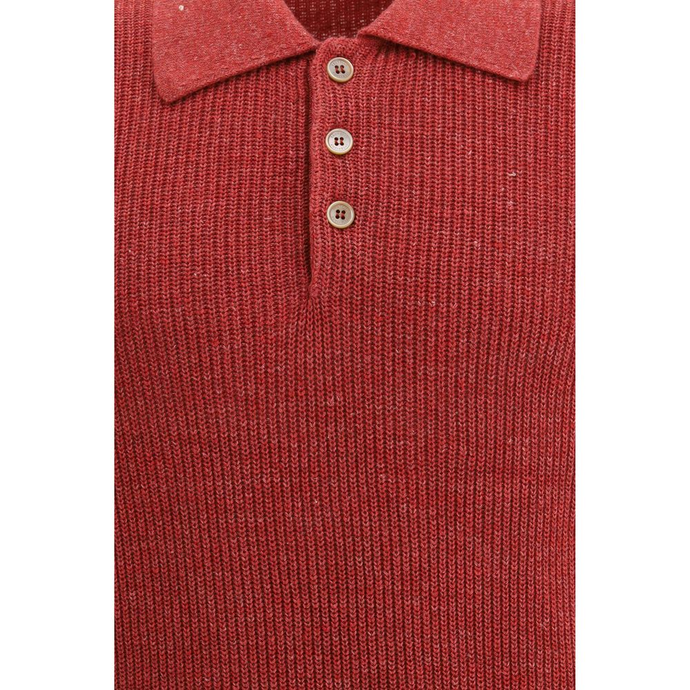 Brunello Cucinelli Multicolor Cotton Polo Shirt | Regal Royce