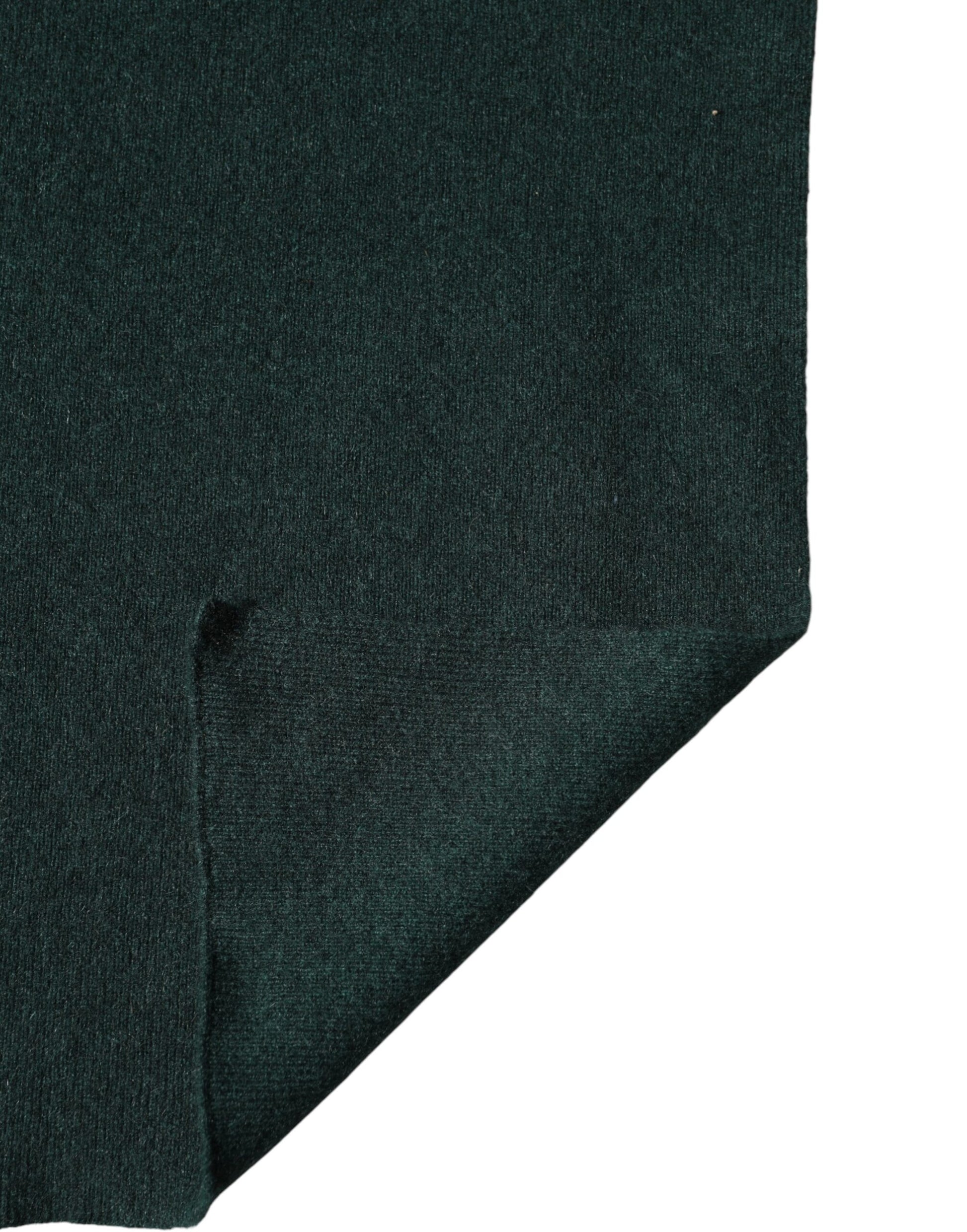 Dolce & Gabbana Green Cashmere Knitted Neck Wrap Shawl Scarf | Regal Royce